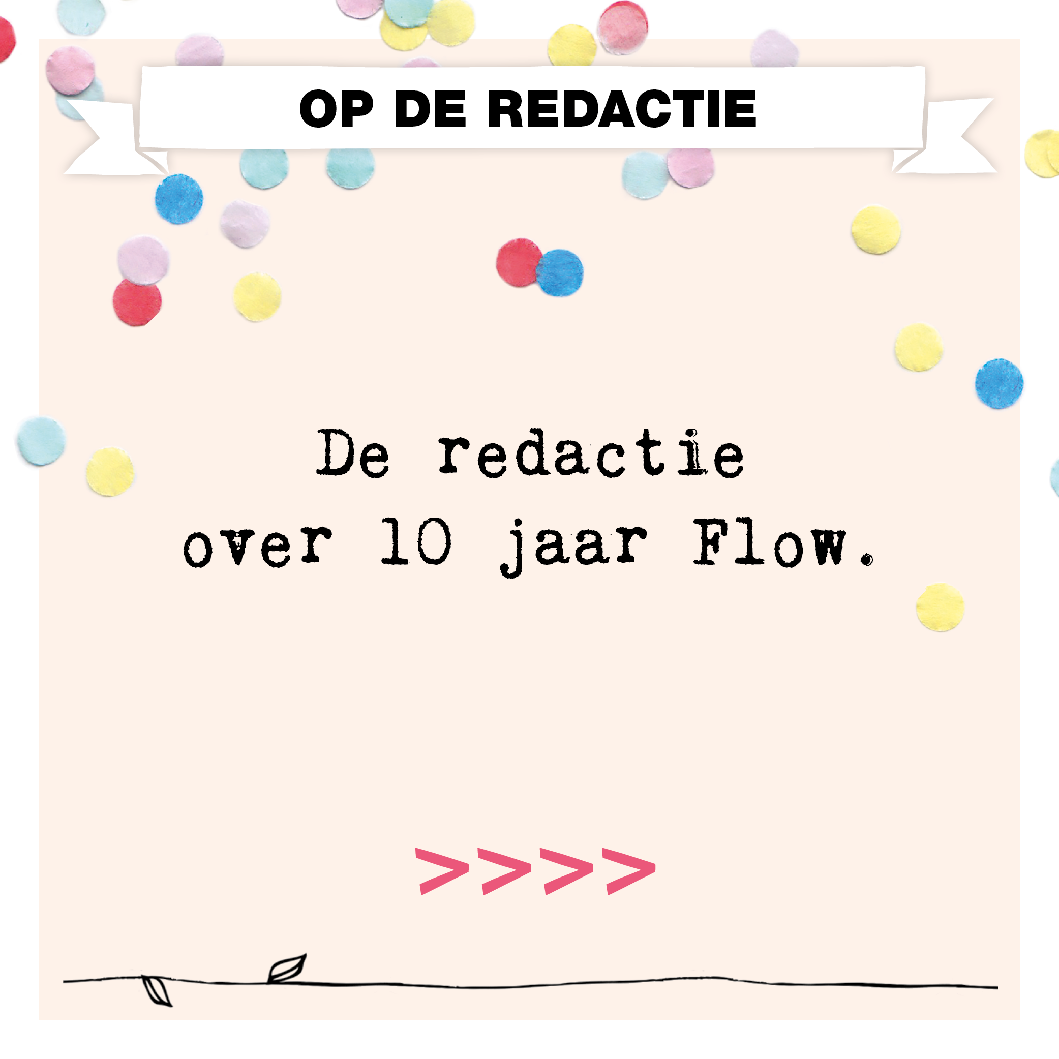 Flow 10-jarig jubileum