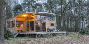 slapen in een tiny house