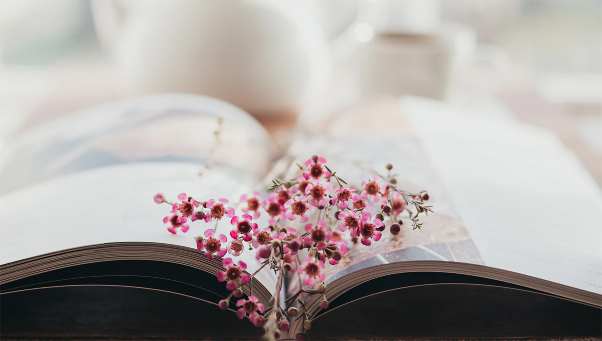 boek bezorgde brieven bloemen