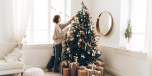 vrouw is hsp tijdens feestdagen