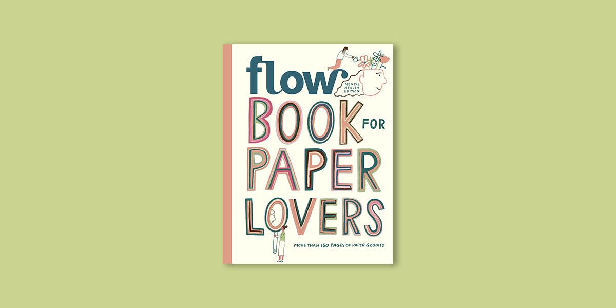 Flow Book for Paper Lovers mental health website header cover