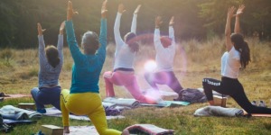 gratis buiten yoga